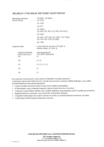 FADDIKORR Kft. MSZ EN ISO 3834-2 tanúsítvány melléklete